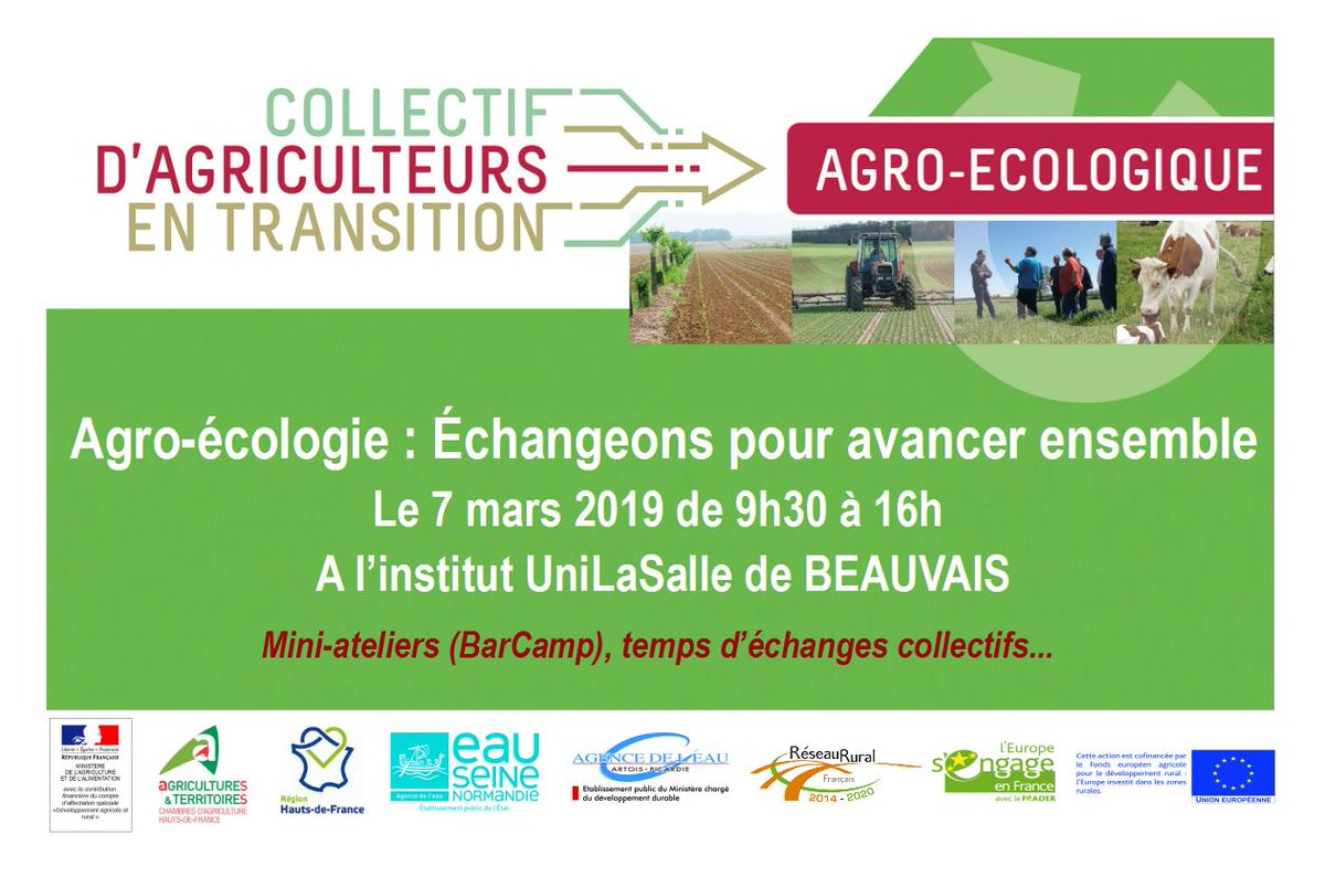 InTerACT_Lab's tweet photo. #Agroécologie: échangeons pour avancer ensemble
#InTerACT_lab mobilisé pour étudier la journée de #ParticipationActive du collectif d'agriculteurs en transition portée par la #DRAAF #HdF
7 mars 19 @UniLaSalle_fr
#BarCamp entre #Innovation & #agrismiling
https://t.co/SZhHEnHfyh https://t.co/ipK0IMDlyo