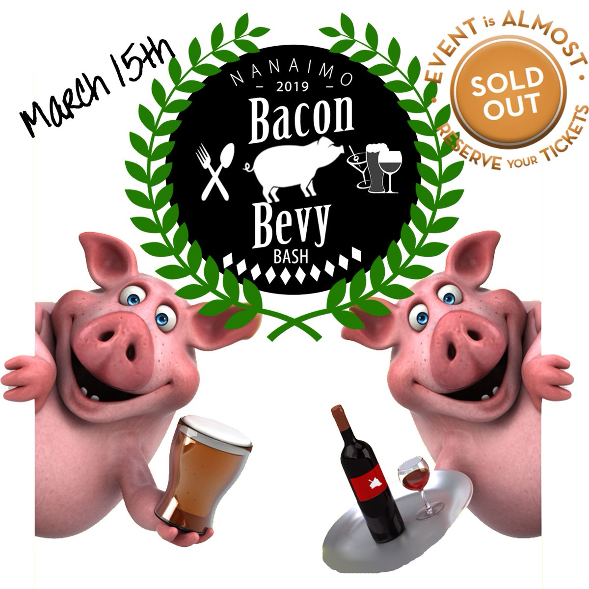 Bacon Bevy Bash tickets sales are closing soon. What are you doing next Friday? baconbevybash.com