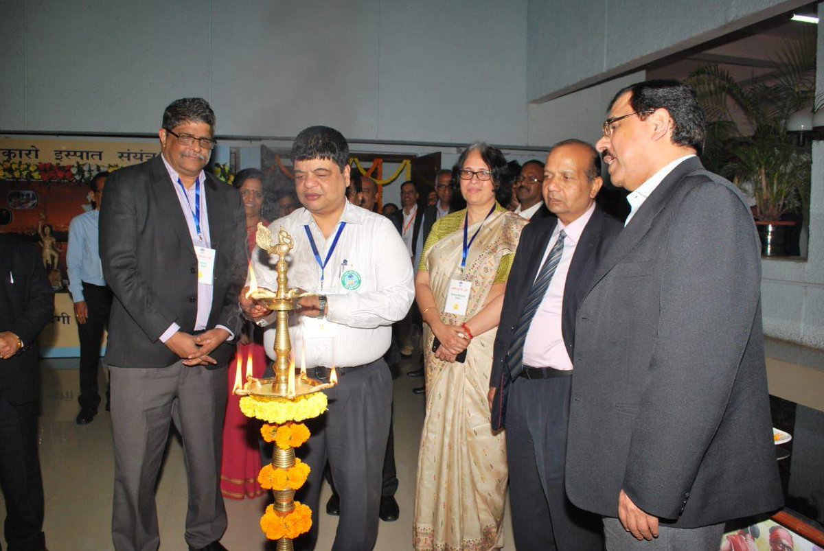 DSPSAIL1's tweet photo. DSP Pavilion at MTI, Ranchi - representing the Tableau from Durgapur Steel Plant was unveiled by Shri Anil Kumar Chaudhary, Chairman, SAIL. Present on the occasion along with Shri Anirban Dasgupta, CEO, ISP,DSP &amp; ASP were other senior officials of SAIL. @SAILsteel @SteelMinIndia https://t.co/pdDgh2IsfZ
