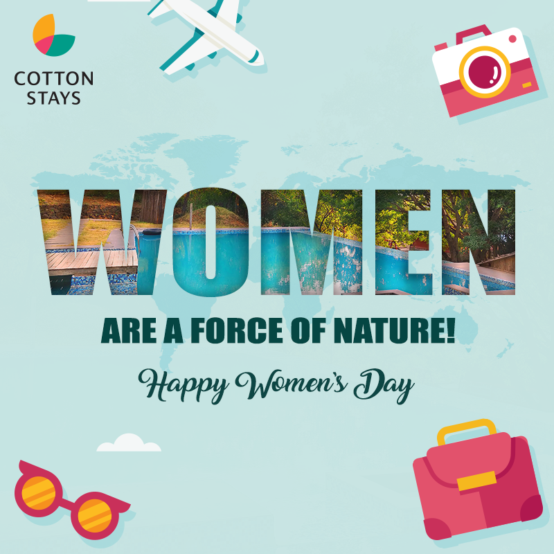 CottonStays's tweet photo. Happy Women's Day to all of you! You've been a special part of our lives &amp; deserve to be a part of a unique experience, found only at Cotton Stays!

#CottonStays #Bhandardara #Lonavala #Pune #Malshej #Travel #Destination #Vacation #Resorts https://t.co/qLDu4LdiFc