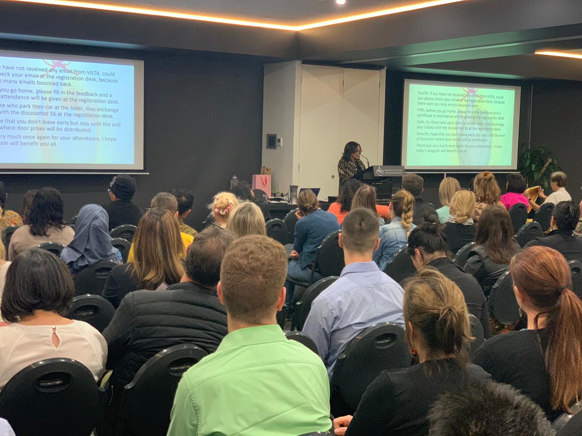 IndonesiaInMelb's tweet photo. @KJRMelbourne had a pleasure to attend and open the Victorian Indonesian Language Teacher’s Association annual conference.
@Kemlu_RI
@diplik_kemlu
@Astimpas_Kemlu
@Kemdikbud_RI
@Kemendag
@Kemenpar_RI
@aiya_victoria
@DETVic
@gregjamesbarton
@BonnieHermawan
@yacintakurniasi
#VILTA https://t.co/mViNzNFwKN