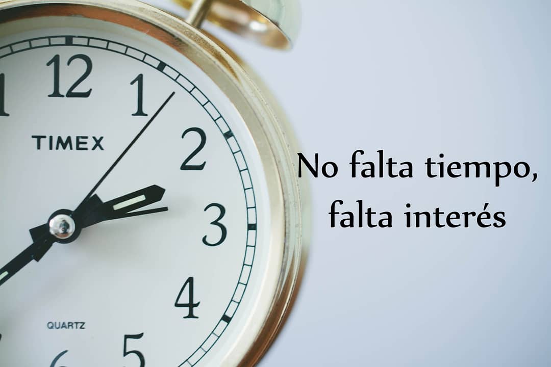 DalephCom's tweet image. Cuantas cosas no hacemos con la excusa de que no tenemos tiempo...