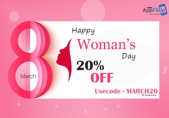 appfillip's tweet photo. #HappyWomensDay2019 
Hey!! It’s #March – the #female history month and #AppFillip is celebrating #Women's Day for Female founders Developers &amp; CEOs with 20% off  (MARCH20) on #service.
Get your gift - https://t.co/enq7qwQkJs
#WomansDay #InternationalWomensDay #WomansDay2019 https://t.co/T2S3F2JArD