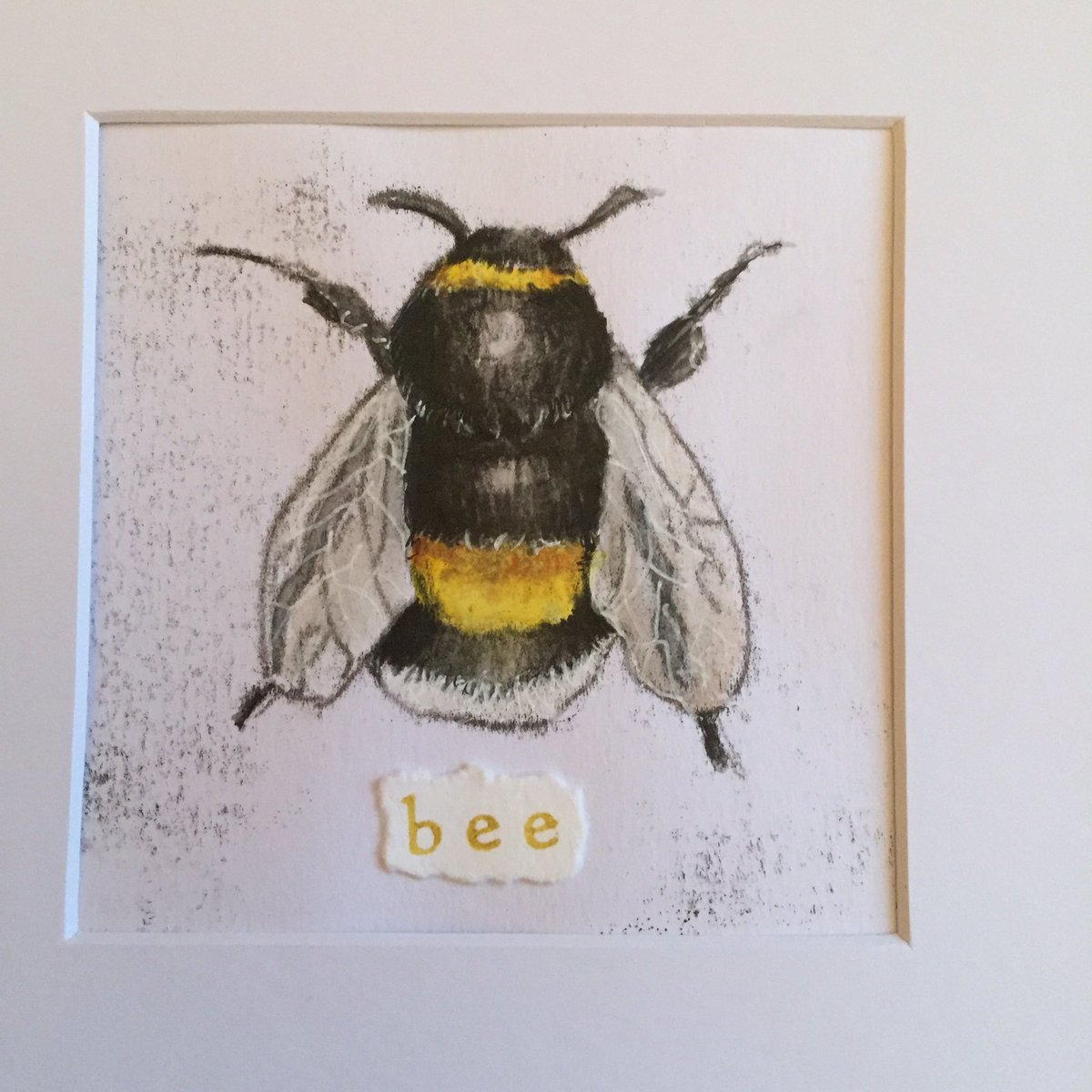 SarahkingartD's tweet photo. My framed bee will be with me at the Artisan Market at the Old Grammar School in Market Harborough on March 30th! #tweetoftheday #earlybiz #bees #bumblebees #bee #monoprint #handmadehour #womaninbiz #mothersday #marketharborough https://t.co/Q5sqnAjM5A