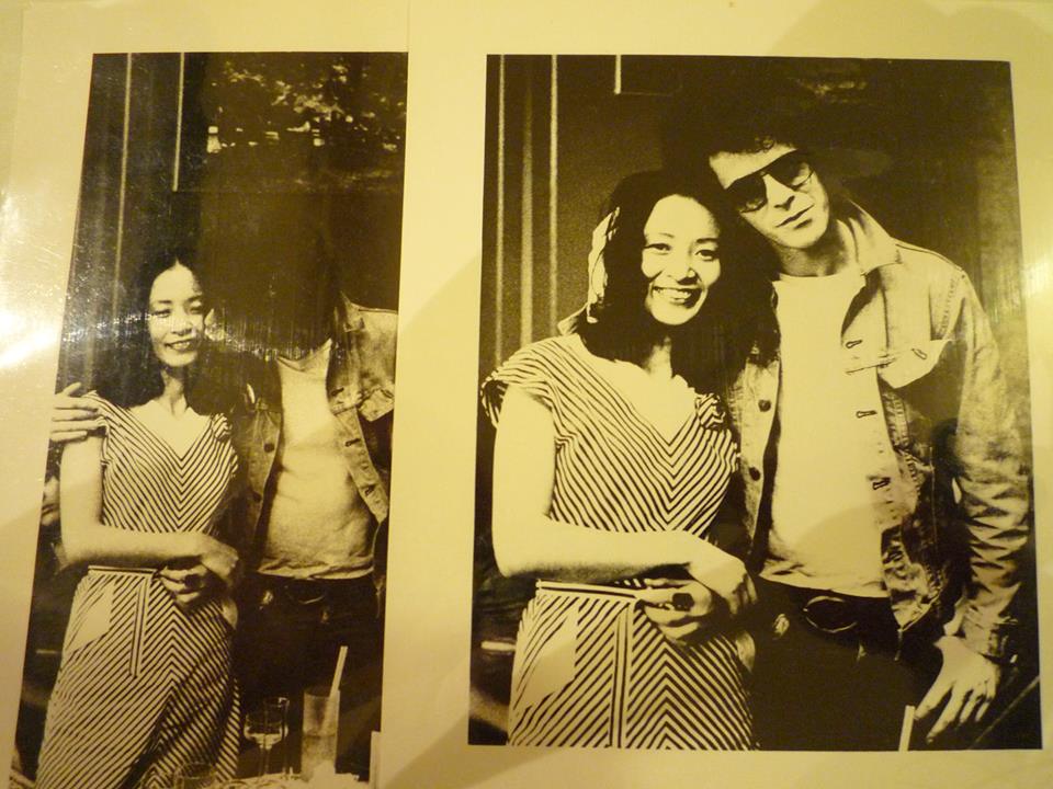 母・合田佐和子が大ファンだったルー・リードと撮って頂いた写真