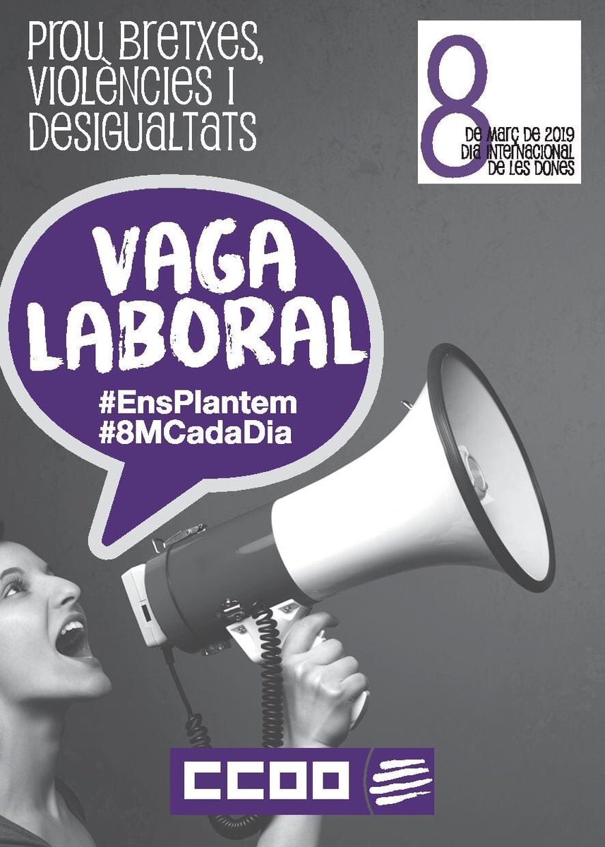 DonesCCOOCat's tweet photo. Piquet informatiu de la #VagaFeminista8M a la Zona Franca de Barcelona 
#EnsPlantem #8mCadaDia

#8M⁠ ⁠ #8M2019⁠ ⁠ #8mCCOO https://t.co/LBbYKzbRal