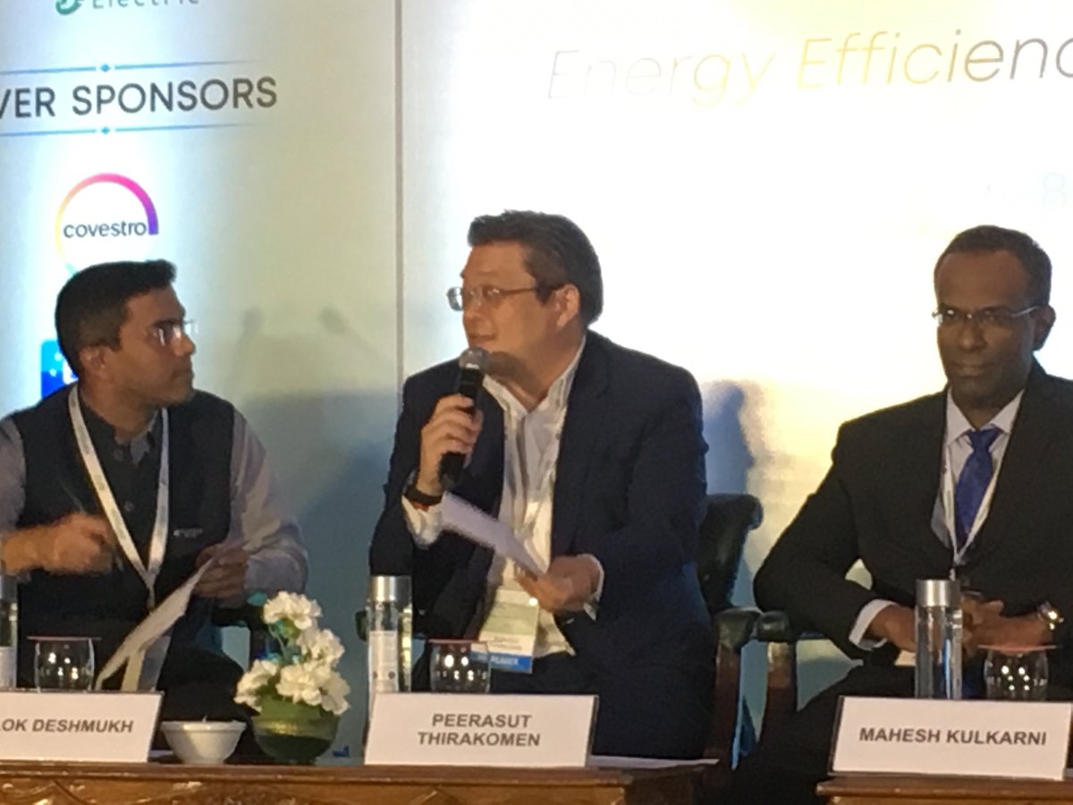 AEEE_India's tweet photo. #LivefromIESC2019:
We use M&V 2.0 to measure the savings against manufacturer’s performance curve for an equipment.
- Peerasut Thirakomen
GM, Goldmark Tech Supply
@PeerasutT https://t.co/9gI7ATkcGU