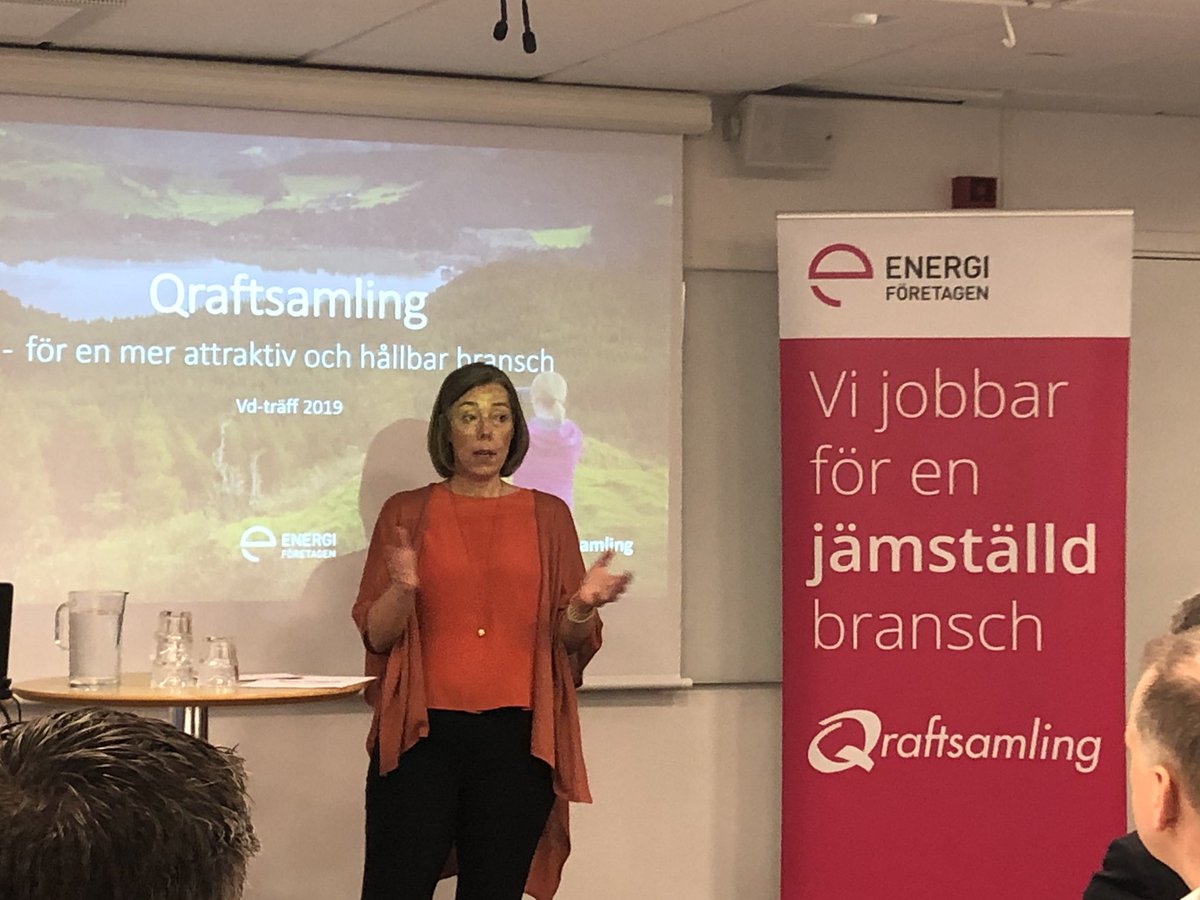 #Qraftsamling för ökad mångfald och jämställd bransch - @energiföretagen