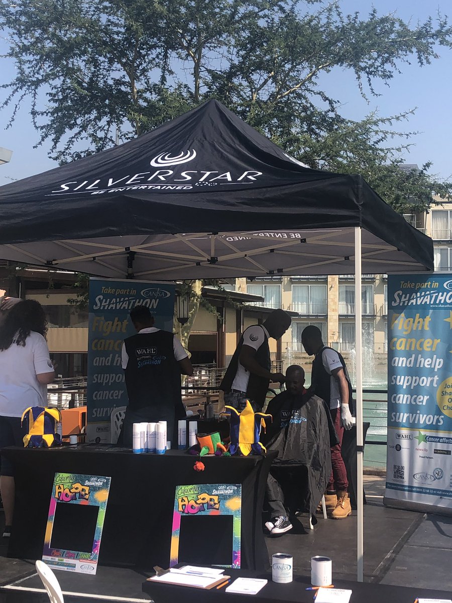 AnriJoubert's tweet photo. CANSA Shavathon at Silverstar Casino today and tomorrow 😃💚 Come through and support!

#ColouringHope #TsogoCSI #LoveSilverstar #SilverstarCansaShavathon @silverstarZA #OnceAMissEarthAlwaysAMissEarth @missearth_sa https://t.co/mW8i9hvs0J