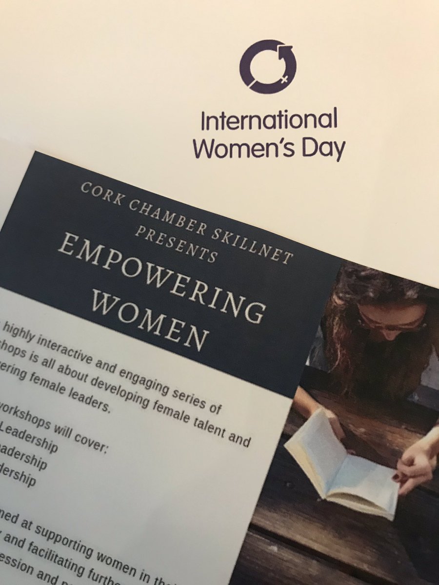 We are delighted to be celebrating #InternationalWomensDay with <a href="/CorkChamber/">Cork Chamber</a> <a href="/corkskillnet/">Cork Chamber Skillnet</a> for the #BalanceforBetter event!