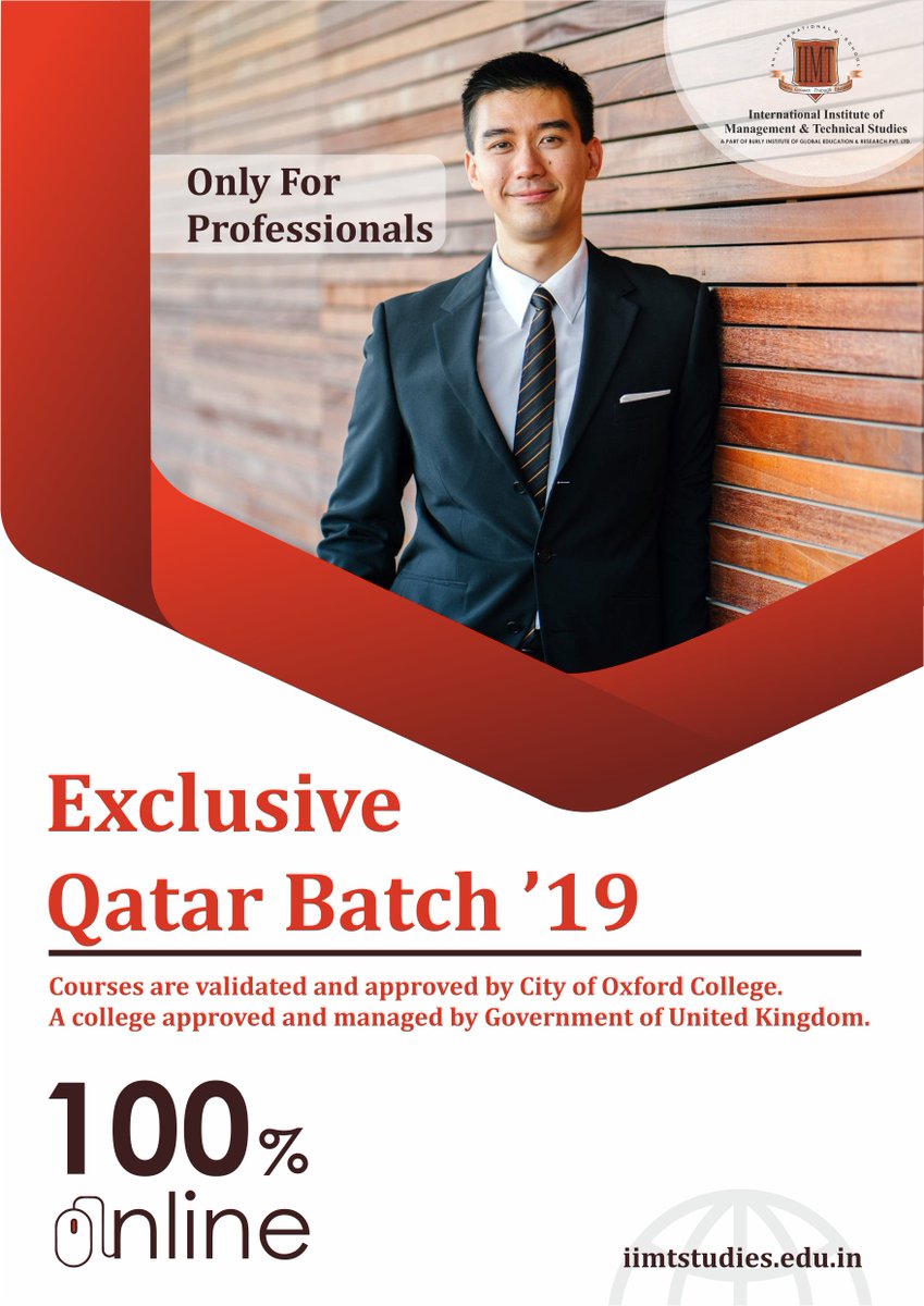 IIMTStudies's tweet photo. "Exclusive Qatar Batch'19"
#qatareducation #qatar🇶🇦 #exclusivebatch #2k19 #iimtstudiesuk #iimtstudiesqatar #iimtstudiesedu #iimtstudiesahmedabad #iimtstudies #bestelearninginstitute #bestelearning #happystudents #engineeringstudent #managementstudents #freeregistration * #qatar https://t.co/0qhqxGv2Vb