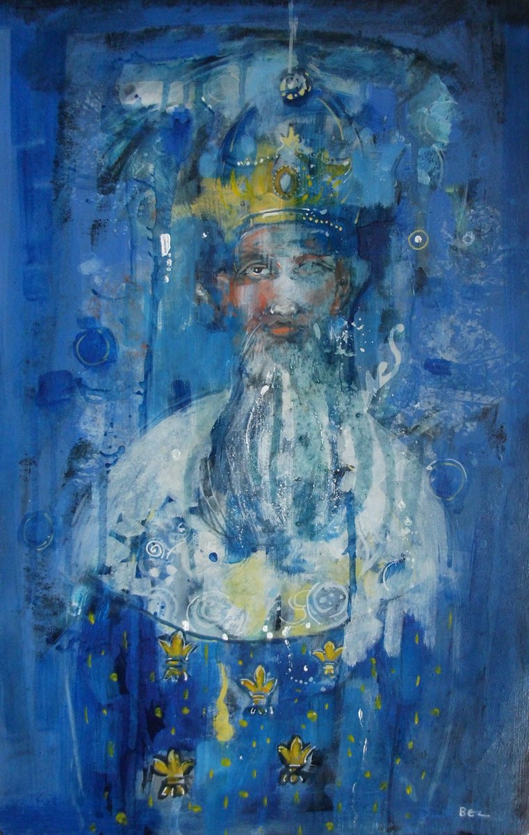 davidbezartist's tweet photo. Blue Pope from the Empires series #painting #History #figureative #art #davidbezartist https://t.co/0w2zbmr8P7