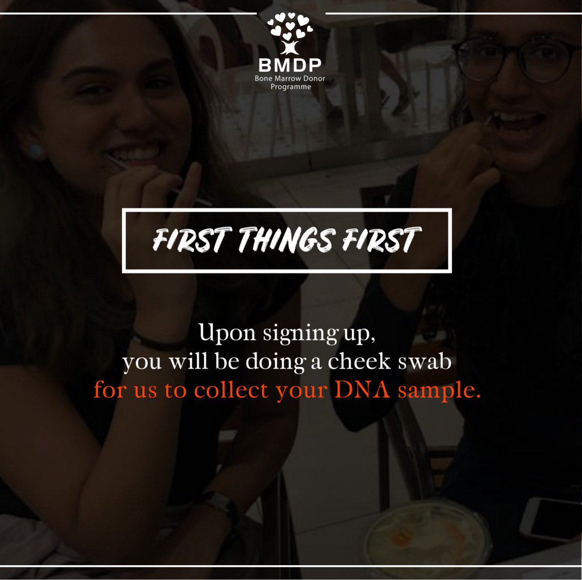 BMDP's tweet photo. "Why take a cheek swab and how do we do one?" • Spread the word, swab a cheek, and save a life! Register yourself as a potential bone marrow donor at https://t.co/OQg1KwEb7U.  #cheekswab #savealife #swabtosave #matchforlife #bethematch #cancer #fightcancer #singapore https://t.co/0ky58SaURb