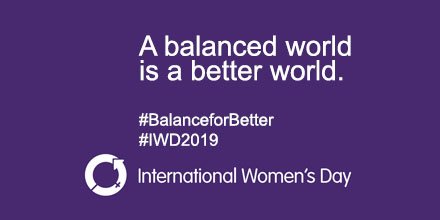 Gender balance drives a better working world, it is essential for our economies and communities to thrive. We support #IWD2019 and will play our part in driving #BalanceforBetter