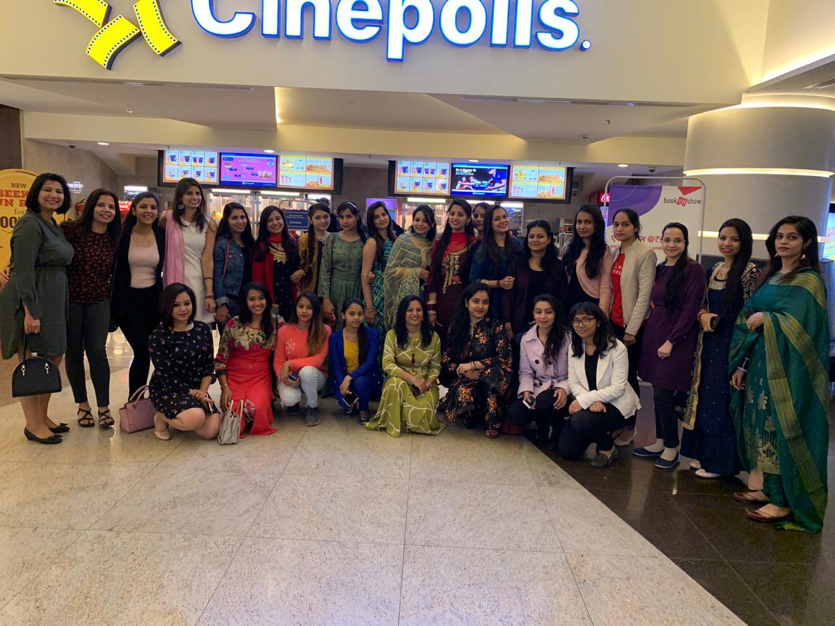 gurvinderk1's tweet photo. #InternationalWomensDay2019 #zapiens #Superwomen @Zapbuild #movieouting #funtimes https://t.co/aB6peeaDU4