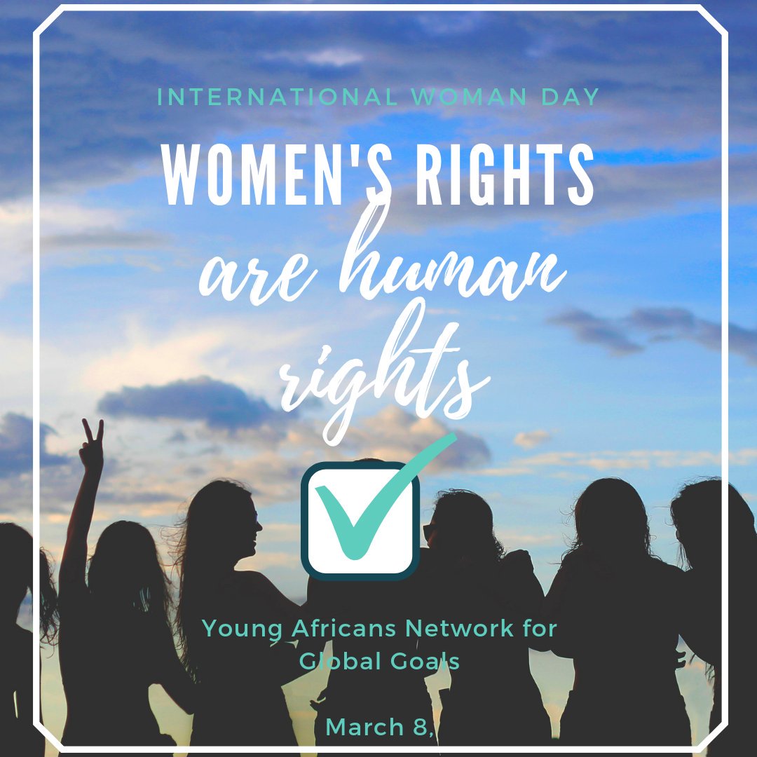 YanggOfficial's tweet photo. We celebrating #internationalwomensday
We are committed to actualizing the #SDGs and in our pursuit for this, we believe that #Women are Humans too, and Human Rights, which includes the rights of Women too are inalienable and should be addressed as priorities
Let's get involved! https://t.co/ec3GSNLKQ6