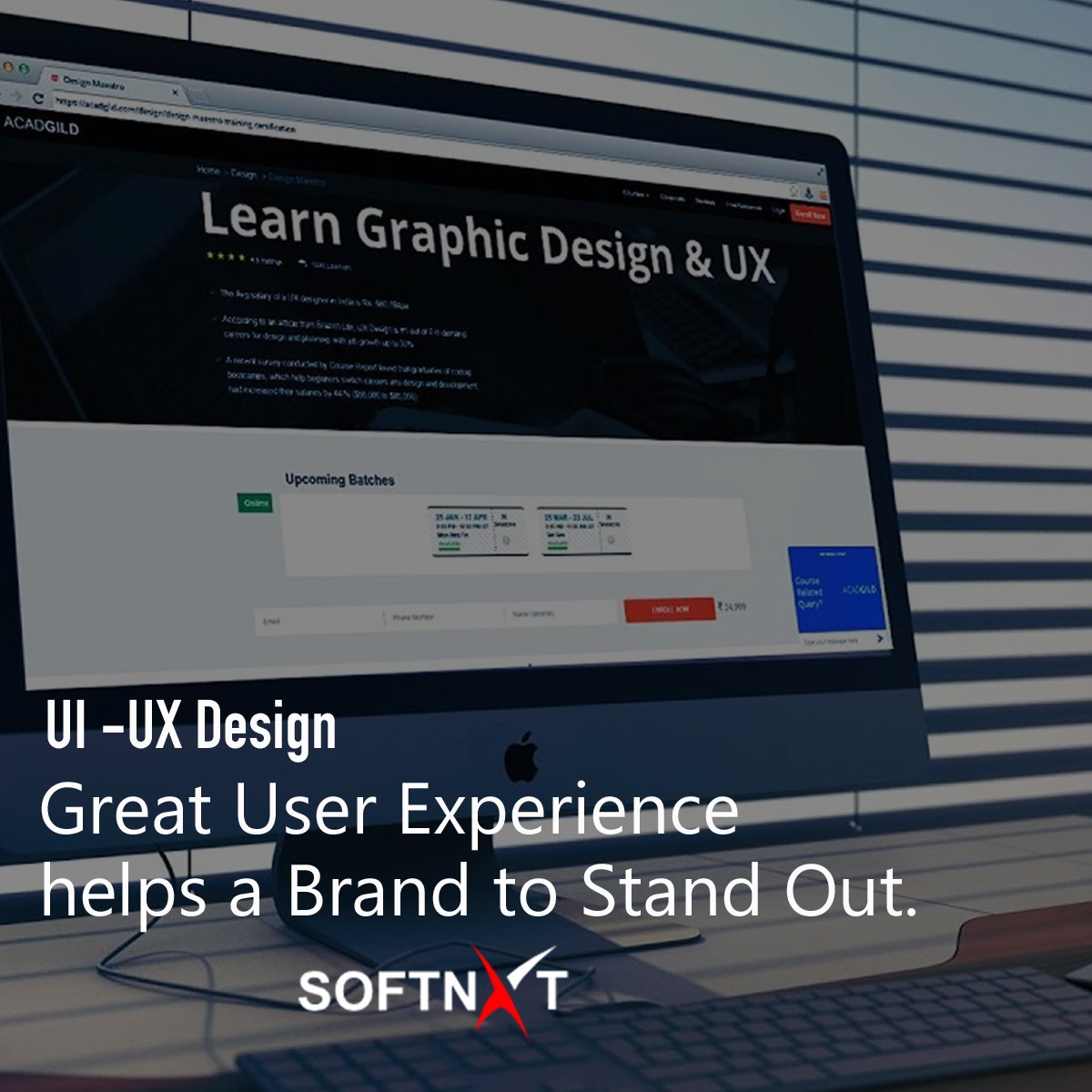 softnxt's tweet image. Softnxt creates seamless and intuitive digital journeys that cater to users of all types.
bit.ly/2NTlrl2
#uiux #ui #ux #uidesign #webdesign #uxdesign #design #userinterface  #dribbble #interface #graphicdesign #webdesigner #userexperience  #appdesign #website