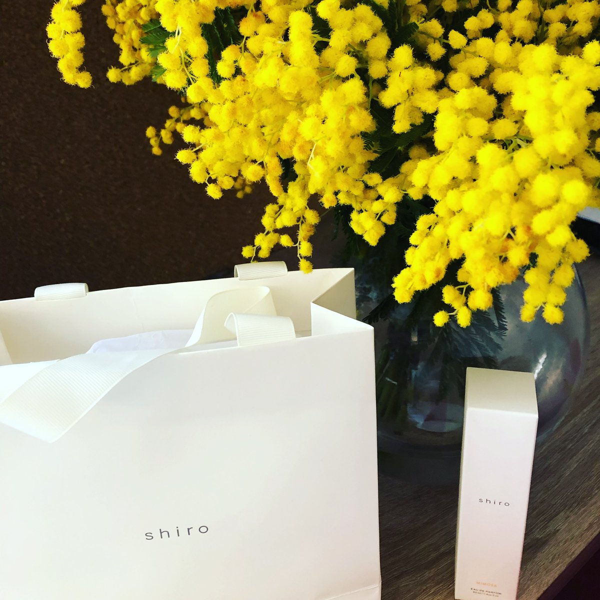 AshLuxeBibleUK's tweet photo. What a wonderful surprise to have flowers & gifts delivered by the fab team @pushprlondon & the wonderful @shiro_uk whoβve launched their new limited edition Mimosa Collection. The mimosa flower is a symbol of International Womenβs Day. #pushpr #internationalwomensday https://t.co/ECy4RdtIsf