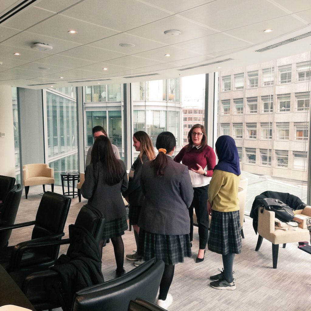 Stemettes's tweet photo. Our #IWD2019 morning at EDF Trading has been full of trading games, treasure hunts and coding! The girls are now having lunch and mingling with women in trading.

#BalanceforBetter
#EDFStemettes
#EDFTrading
#GirlsInTech
#womenintech
#WomenInSTEM
#girlsinSTEM https://t.co/tq2yI47H2O