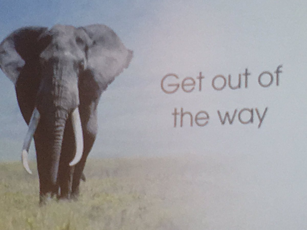 marymered's tweet photo. Leaders, sometimes this is the best thing you can do. #LLPConference2019 https://t.co/nWsj3xJVXW