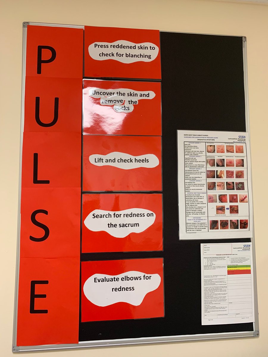 EMurphy83's tweet photo. Preventing pressure ulcers using PULSE! Everyone knows I love
Doing a good board!! @LancsHospitals @RookwoodAWard @rachel_sansbury #react2red https://t.co/QqX8ZHiPVP