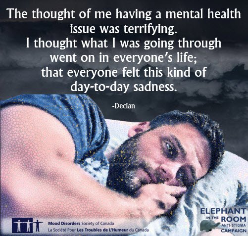 MDSC_Elephant's tweet photo. And then suddenly I became sad for no reason at all. #depression #MoreThanSad #FeelingEmpty #FeelingNothing #EndTheStigma #MentalHealthAwareness @MoodDisordersCa https://t.co/PrzfvJddWU