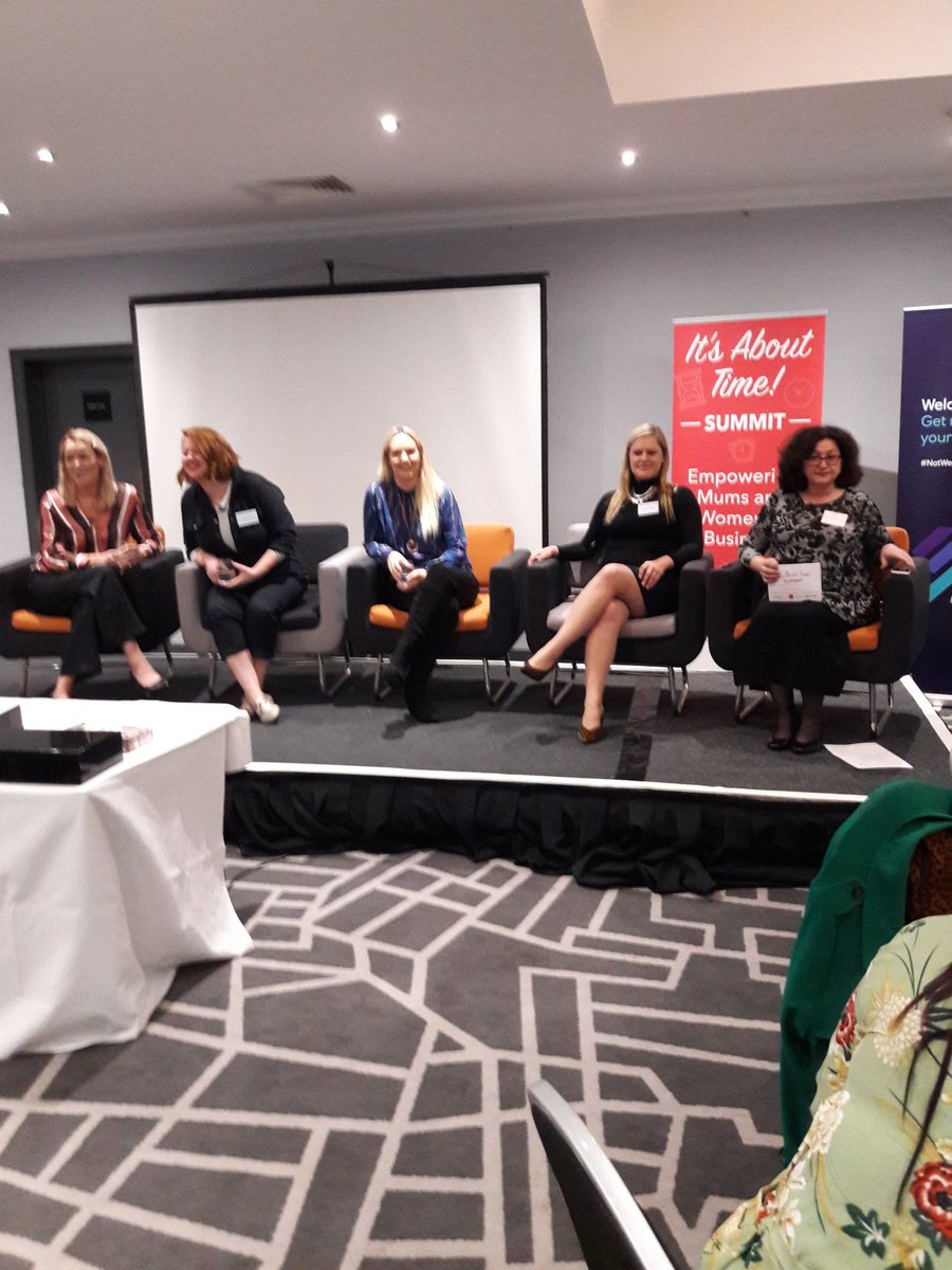 about_time2019's tweet photo. Here's our wonderful panel ready to discuss the points chosen during our group sessions
#ItsAboutTimeSummit
#BalanceforBetter
#BusinessWomenWales https://t.co/POYLfg3lp5