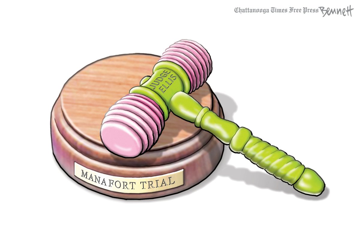 BennettCartoons's tweet photo. 3/8/2019- Manafort Sentencing #PaulManafort #PaulManafortSentencing #47months #ManafortTrial #ManafortSentencing #ManafortSentence #JudgeEllis #JudgeTSEllis https://t.co/xA5fjkUbOj https://t.co/SY2IAkcOlD