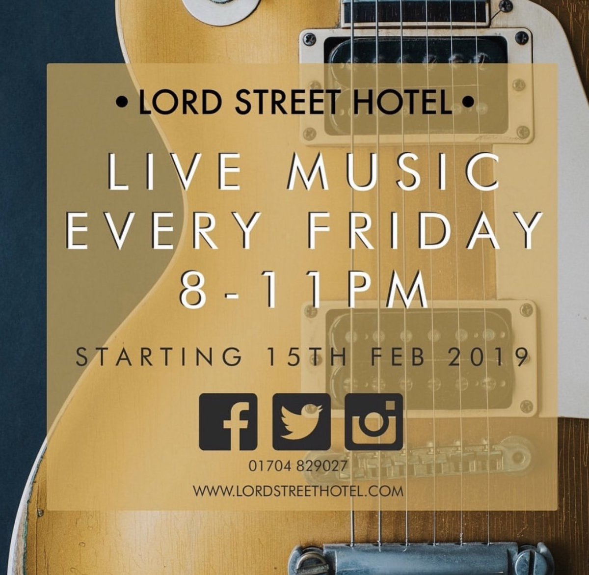 LordStreetHotel's tweet photo. It’s finally Friday and we’re ready to get the weekend started in style!
We’ve got #livemusic from @edmondsontom 8-11pm and 2-4-£12 on all cocktails!
✨
01704 829027
https://t.co/sZrvaMESLG https://t.co/MmCg3QkNrB
