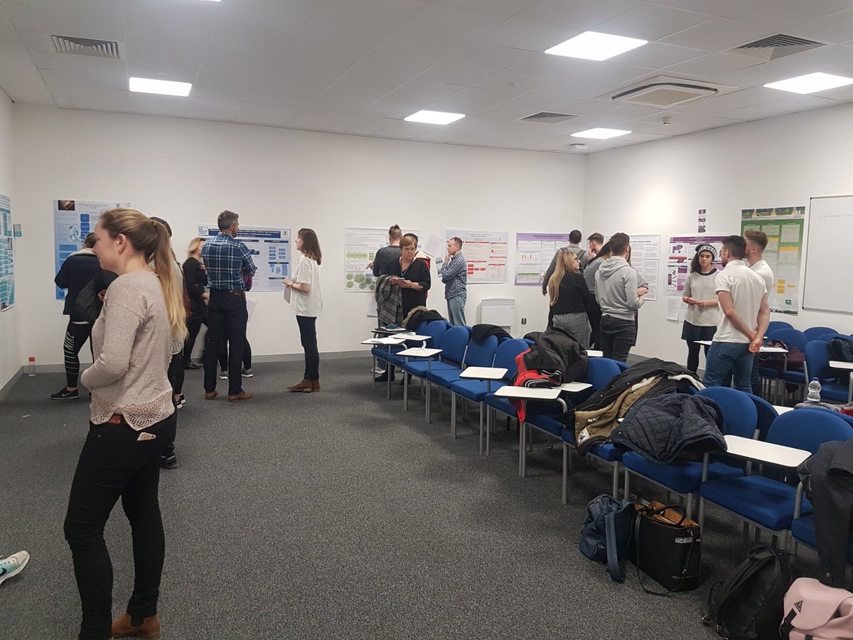 Brilliant poster presentations from our 2nd year cohort as part of their Applied Health Improvement module, fantastic work all round, well done everyone! 👏🙌#healthimprovement #servicetransformation @CSPEastMidlands @k_sisson @R_J_Burgess @thehealthphysio @sam_targett