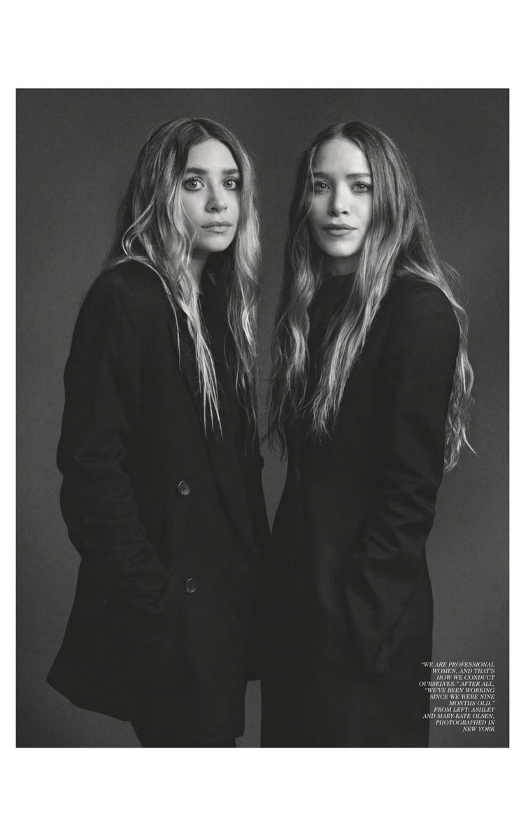 Berolige Anbefalede Diktat olsen oracle on Twitter: "I present to you the FIRST (and probably ONLY)  photoshoot of Ashley Olsen and Mary-Kate Olsen of 2019 via @BritishVogue ON  STANDS MARCH 8, 2019 - go buy!! (