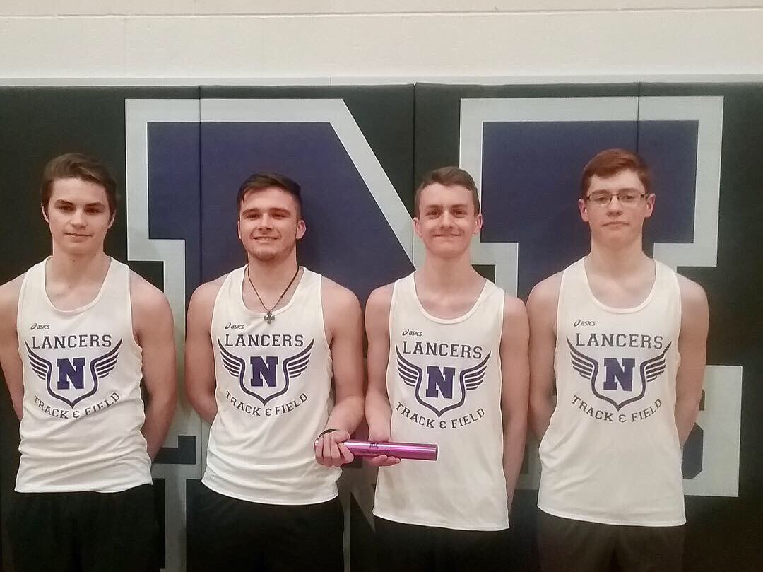 NHSCoachTaylor's tweet photo. Good luck to the two Norton relay teams competing at Track NATIONALS today and tomorrow in New York City (sprint medley &amp; shuttle hurdle)! #nhstrack #nationals https://t.co/HNc5njhg8i