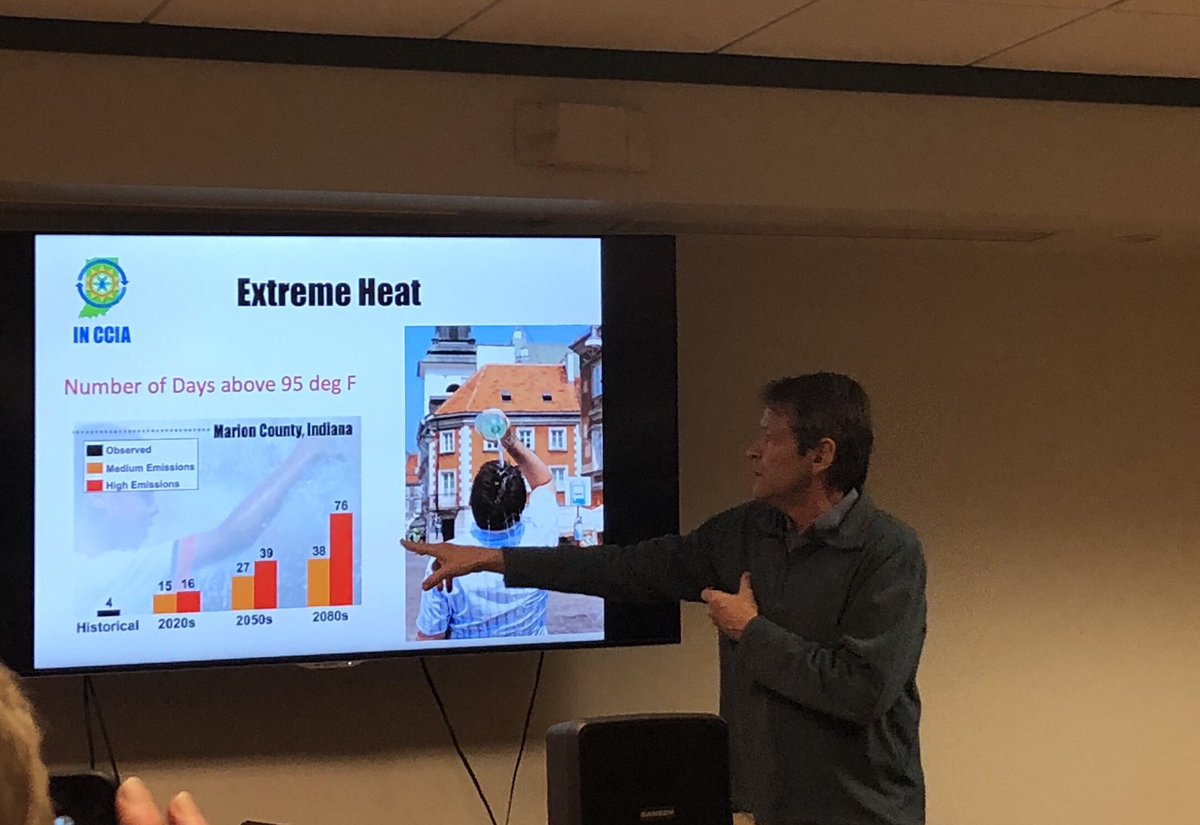 WindingWatersG1's tweet photo. Thank you Dr Gabriel Filippelli for sharing some of your knowledge with us last night! 
#ActOnClimate #ClimateChange #HoosiersHealth #Hoosiers #Health #Indiana 
See the full report here: https://t.co/3cG4q5Buto https://t.co/j3gSAR2Ah3