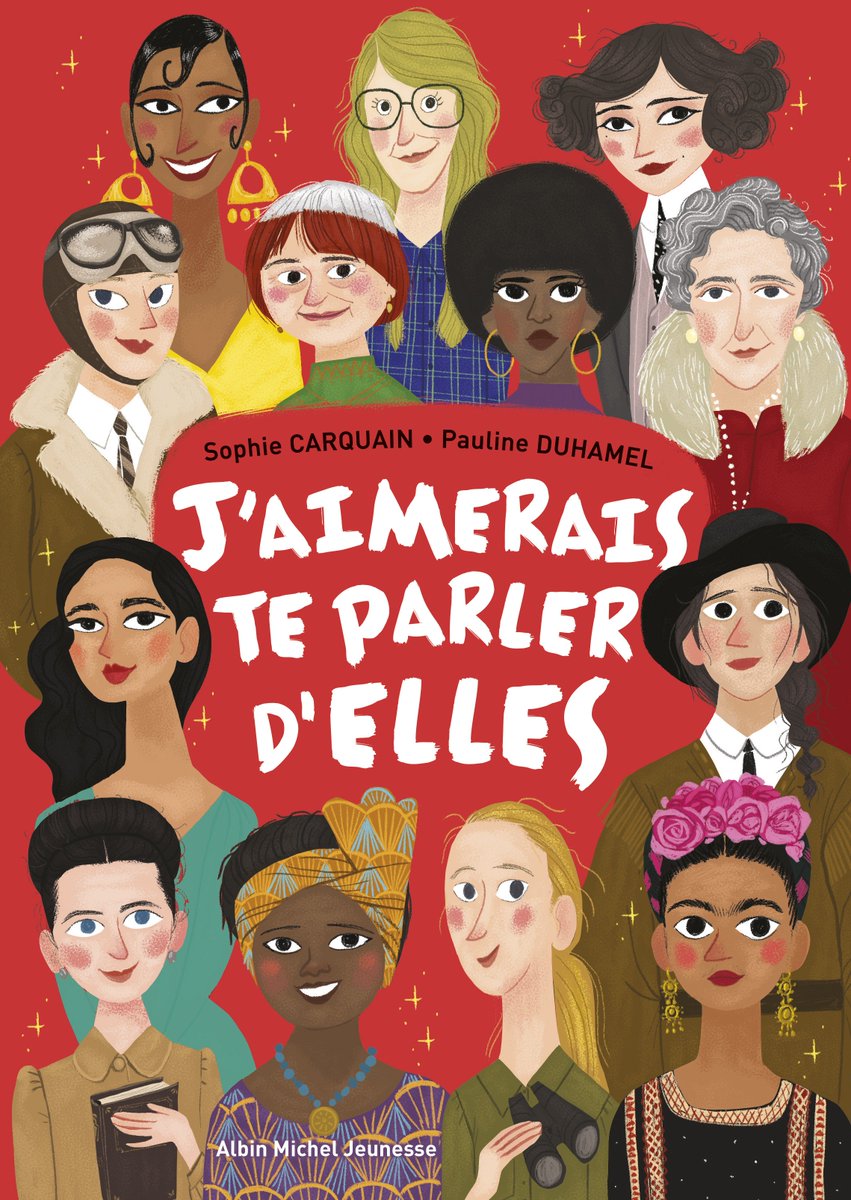#JourneeDeLaFemme #VendrediLecture on vous parle du très bel album J'aimerais te parler d'elles de Sophie Carquain &amp; Pauline Duhamel qui vient de paraître aux éditions Albin Michel Jeunesse : doolittle.fr/jaimerais-te-p…