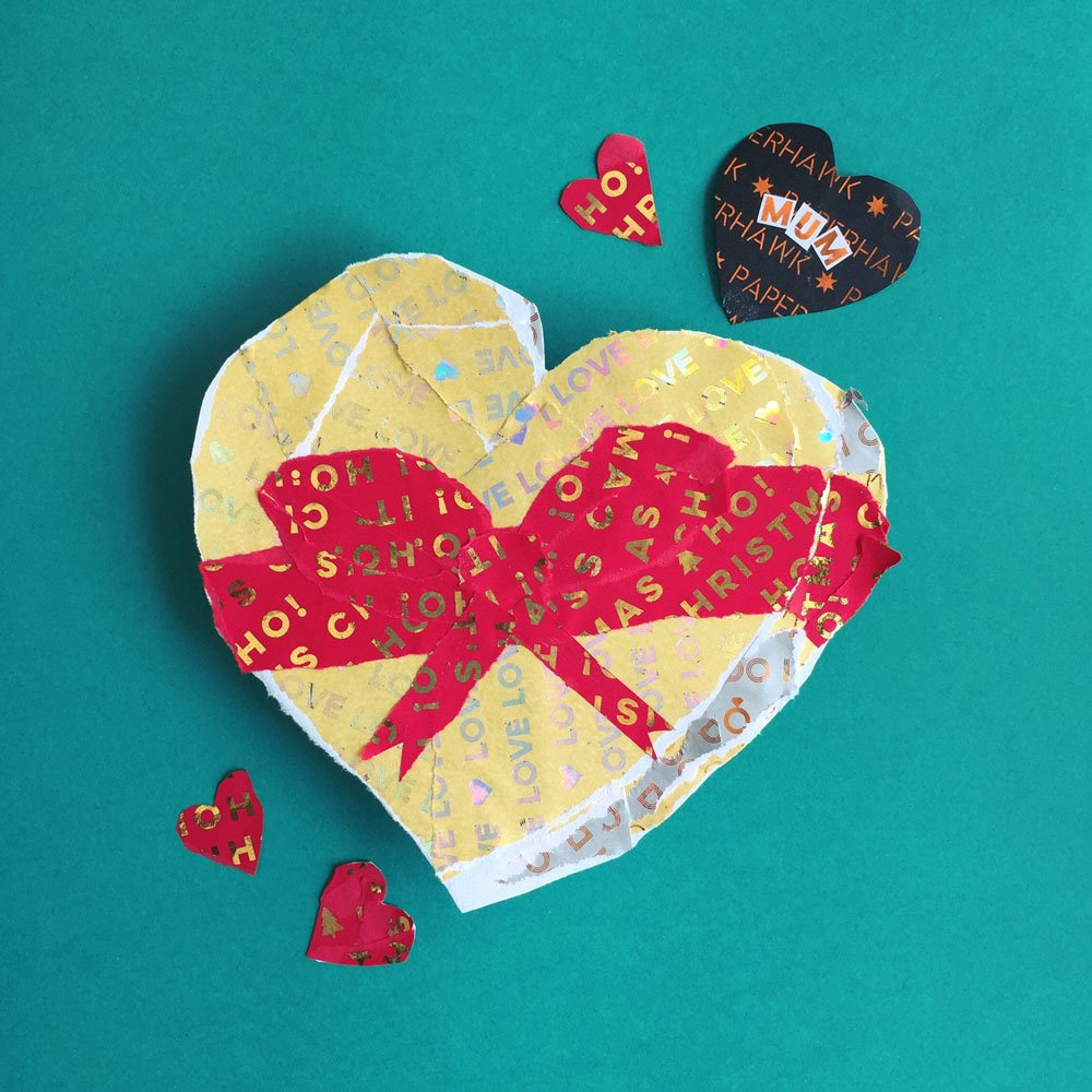 Mother's Day is Sunday 31st March. Feel inspired by this beautiful paper illustration by <a href="/paper_hawk/">Laura Tallon</a> using off-cuts of our giftwrap! #FridayFeeling #IWD2019 #HappyWomensDay