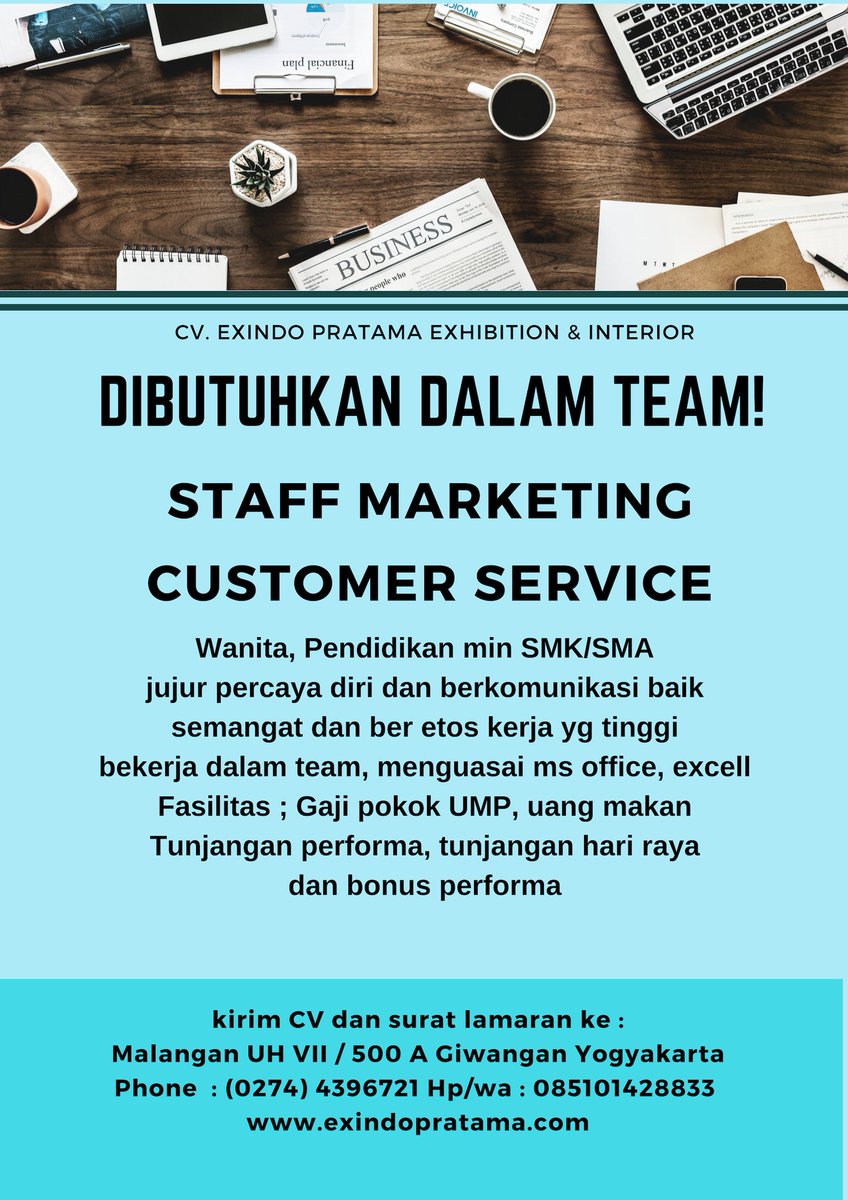 booth_display's tweet photo. #jogjalowker staff marketing &amp; CS | full | ce, max25, minSMK/sma, fress, muslim | exindopratama | wa085101428833 @JogjaLowKer https://t.co/Eme8SJiDkm