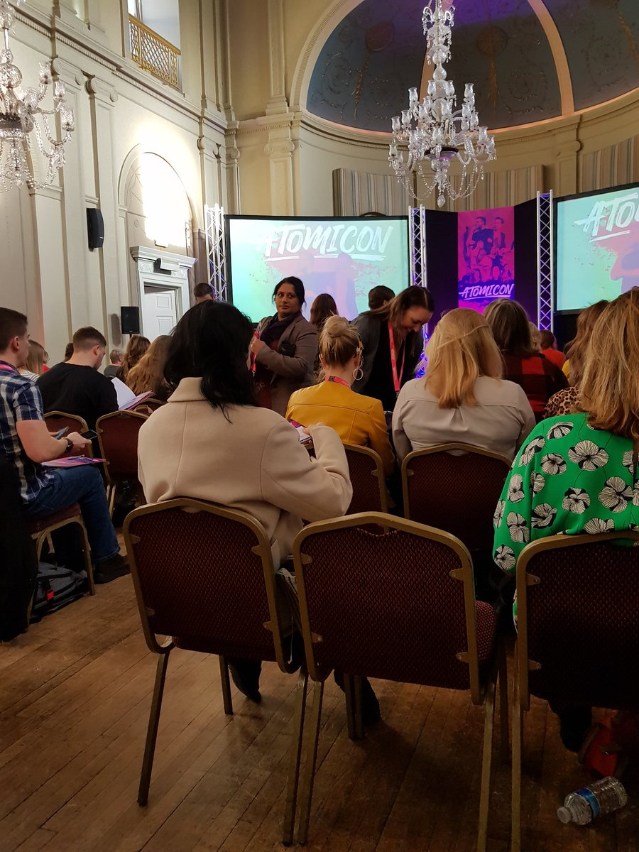 startwithstop's tweet image. #ATOMICON19 about to get underway!