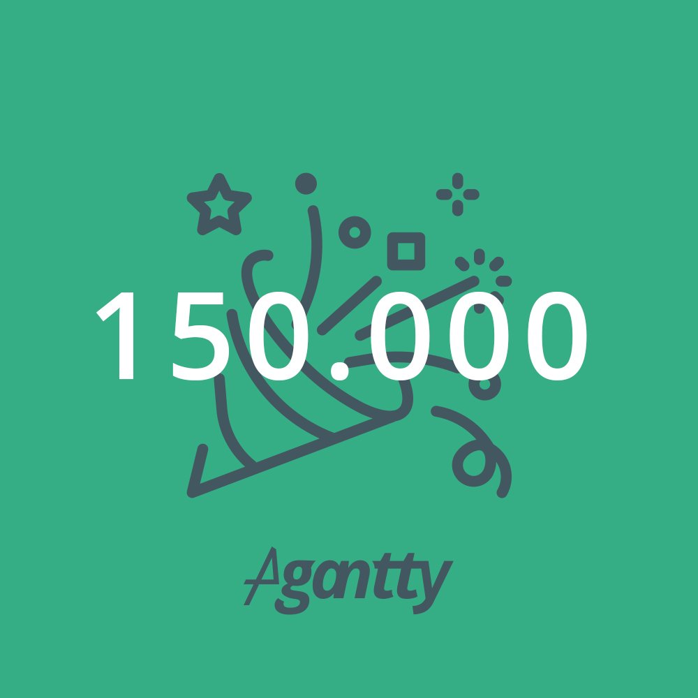 WOW! 150.000 user! We are spechless - thank you to everyone who is using Agantty, everyone sending feedback and ideas to help us make it even better. 
bit.ly/2TI7UlL