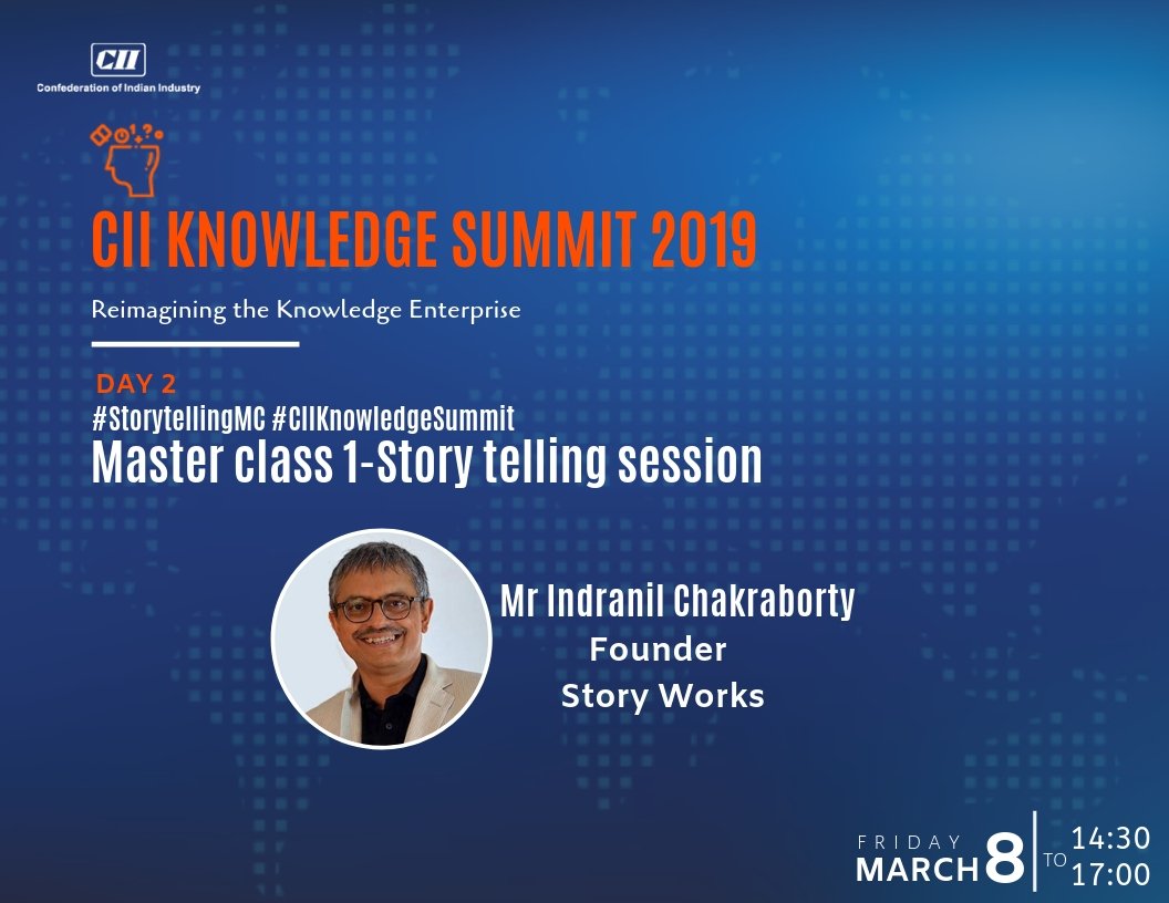 SummitCii's tweet photo. Insights on how stories work at business
#stories #inspiringindividuals #connectingpeople
@StoryWorksIN https://t.co/rW5TTtRJ16