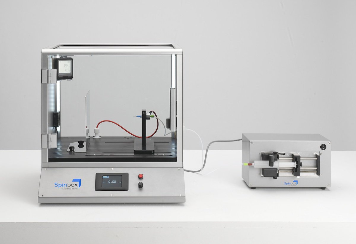 bioinicia's tweet photo. #Spinbox is the new configurable, simple and safe equipment for your ##electrospinning or #electrospraying activities. #academia #university #research #nanotechnology #science #technology #nanofibers #nanoparticles #FridayFeeling #FridayMotivation 

👉🏾 https://t.co/vZqAlrth9m https://t.co/xWnkH9yPCP