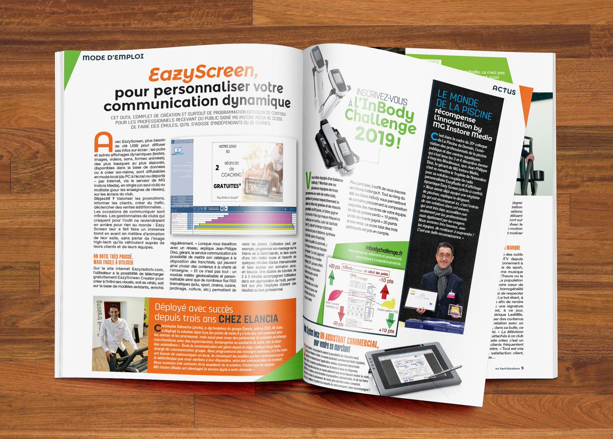 TechSolutionsfr's tweet photo. Tech'Solutions numéro 5 - Abonnement et téléchargement GRATUIT
Dans ce numéro : @InBody_Fr, @HeitzSystem, @marechalgym, @elanciafitness, @lappartfitness, @wefit_club, @mondialfitness et bien d'autres choses 
▶️ https://t.co/wPHa5nBULf https://t.co/09opf0f6dv