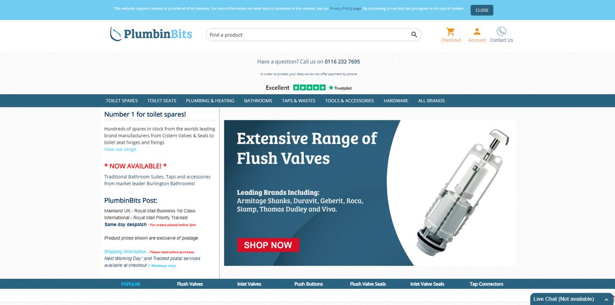 PlumbinbitsUK's tweet photo. Check out our website https://t.co/9knOn7Z3QB and view our wide range of products.

#plumbing #spares #online #bathroom #kitchen #heating #plumbing #cisterns #float https://t.co/ruQviaNWOI