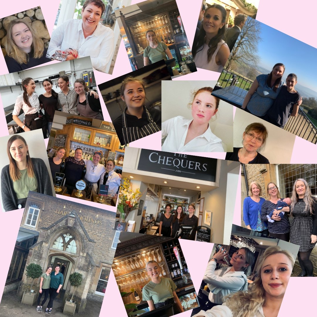 BathPubCo's tweet photo. Happy International Women's Day! Here are just some of the fantastic, hard working women we have working for the Bath Pub Company! #MarlboroughTavern #HareAndHounds #LocksbrookInn #Chequers #BathPubCo #InternationalWomensDay https://t.co/2ABKvT15lS