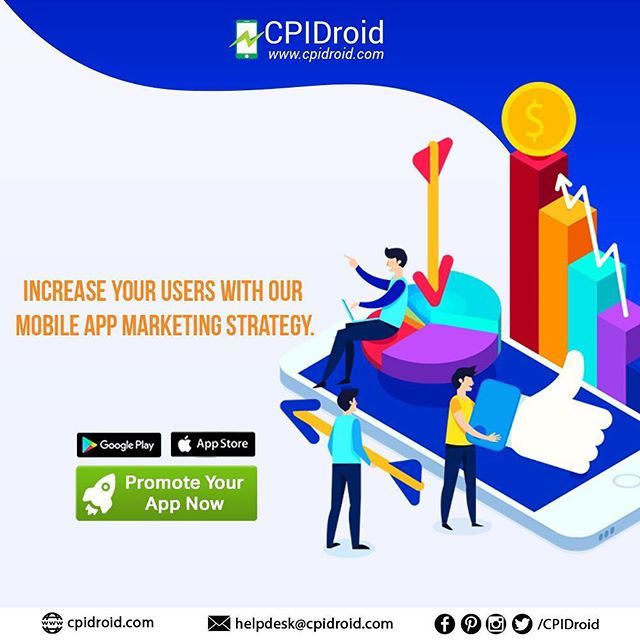 CPIDroid's tweet photo. Increase Your User With Our App Marketing Strategy and get your app on the top of #GooglePlayStore #AppStore
Log on to - https://t.co/o2KCCsjC77
#Buyandroidappdownloads #Buyandroidappinstalls
#iosappinstall #application #appdevelopment #androiddevelopment #gamedevelopment #bus… https://t.co/G43Lo6Com0