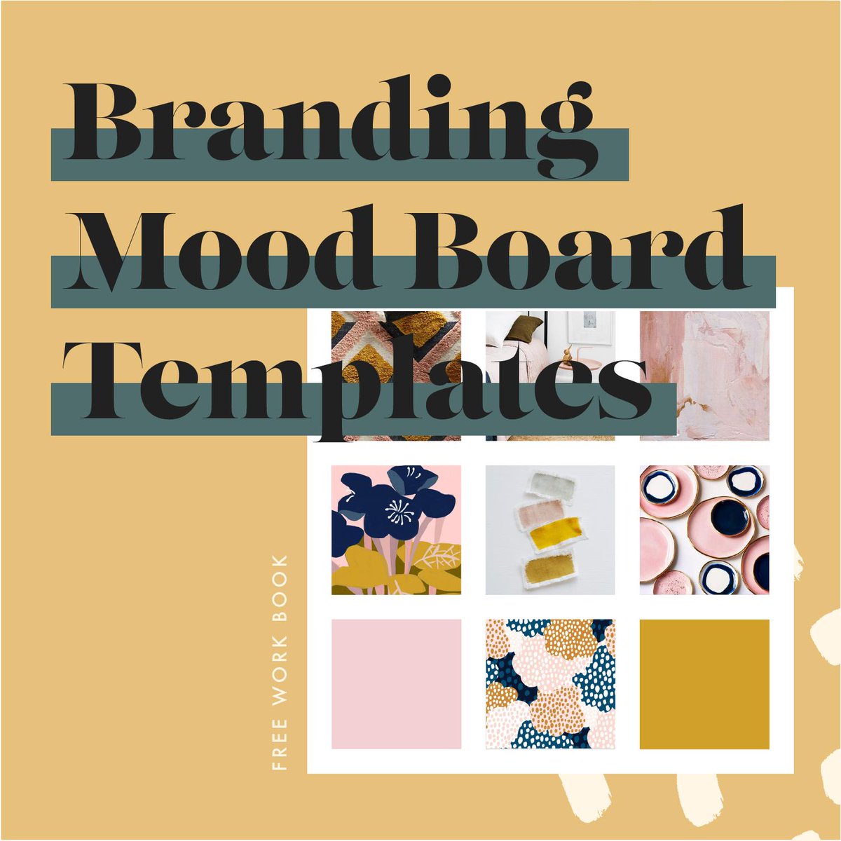 I love using these brand mood board templates which are FREE in my resources library! ✨ bit.ly/2WPXXRR