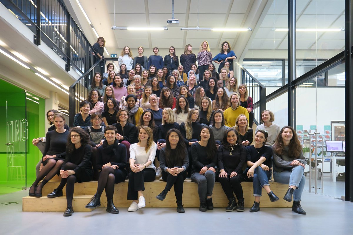 #InternationalWomensDay Behind every great #design there is a great #woman!
We are a partly women-owned company, 3 out of 7 partners are #women, 47% of the workforce are women!
Here 65 of our 103 talented women working  to create cool ##architecture and urbanism. 
#girlpower