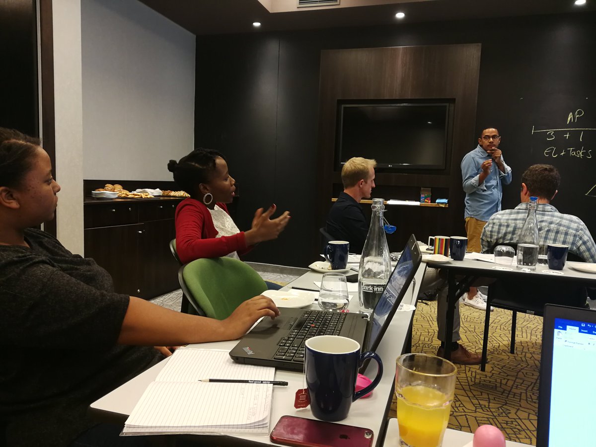 Team meeting for strategy day #APC2019