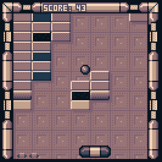 leenattress's tweet photo. Added some shadows and a little lives counter in the bottom left, added delta time because sometimes the frame-rate drops. Now its time to go eat some steak in a castle. Also, art for different levels. #script8 #fc #fantasyconsole https://t.co/A5pMtahKlD