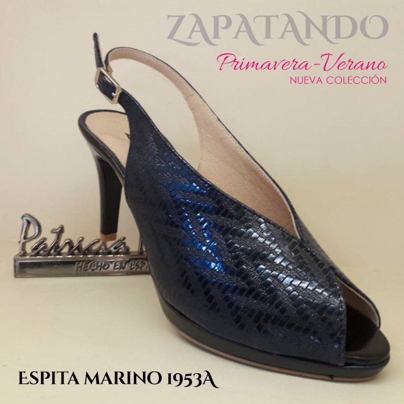 Coherente cerca Empresa zapatando on Twitter: "Presentamos los nuevos zapatos de la colección de  Primavera-Verano 2019. 😊👠 Hoy, el Espita Marino 1953A  (https://t.co/xFp6sGALtB), un zapato de fiesta de Patricia Miller en tonos  y detalles azules