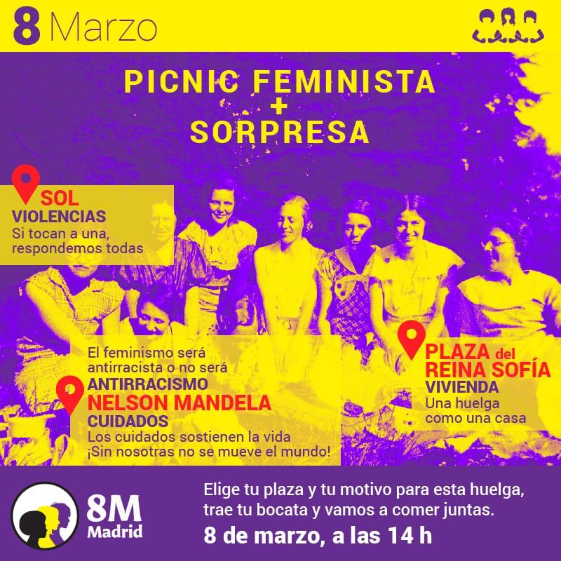 🔥¡HUELGA FEMINISTA!

Te recordamos que hoy a las 12:00 se dará lugar la LECTURA DE MANIFIESTOS.
Puedes encontrar el lugar de tu barrio en hacialahuelgafeminista.org
Y a las 14:00 podrás ir a comer a los distintos picnics o puntos de encuentros organizados.

#HuelgaFeminista2019
#8M